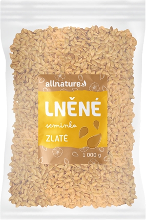 Allnature Siemię lniane złote nasiona