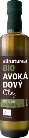 Allnature Avokádový olej BIO stolní olej v BIO kvalitě