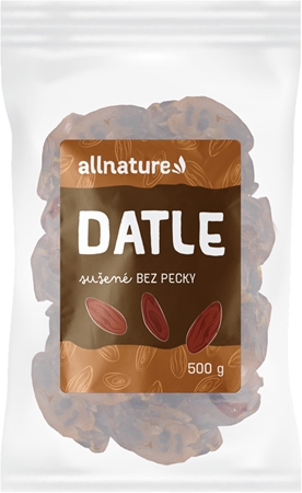 Allnature Datle vykôstkované sušené ovocie