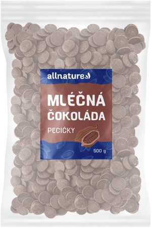 Allnature Pecičky Mléčná čokoláda mléčná čokoláda