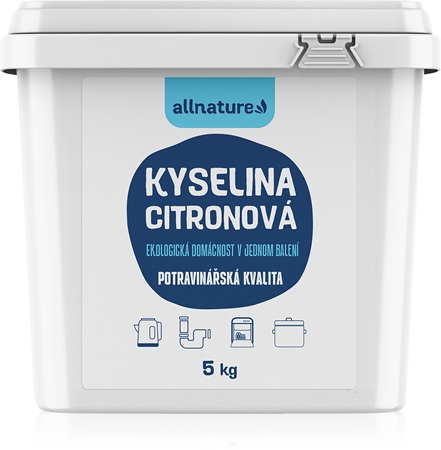 Allnature Kyselina citrónová kyselina citrónová na domáce použitie