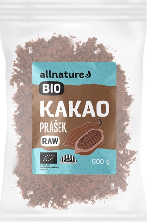 Allnature Kakaový prášek RAW BIO kakaový prášek v BIO kvalitě