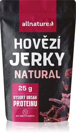 Allnature Hovädzie jerky Natural sušené mäso hovädzie