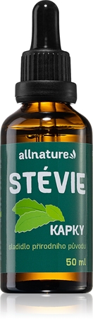 Allnature Stévia kvapky prírodné sladidlo