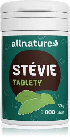 Allnature Stévia tablety prírodné sladidlo