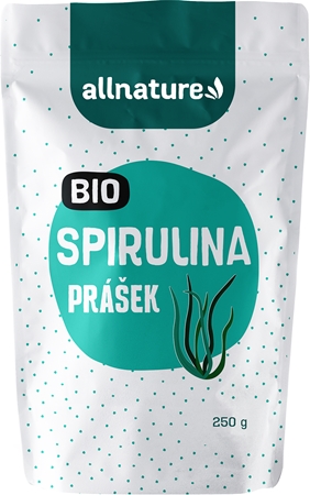 Allnature Spirulina BIO prírodný antioxidant v BIO kvalite