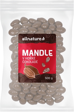 Allnature Mandle v horkej čokoláde orechy v poleve