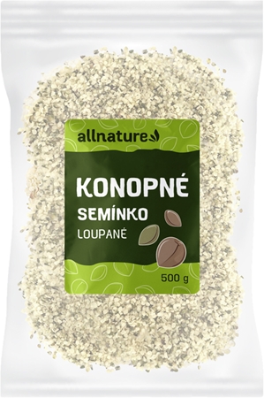 Allnature Konopné semienko lúpané semienka lúpané