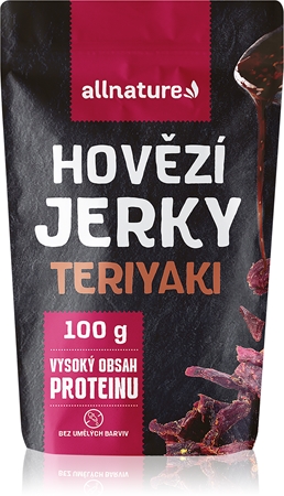 Allnature Suszona wołowina Teriyaki suszone mięso wołowina