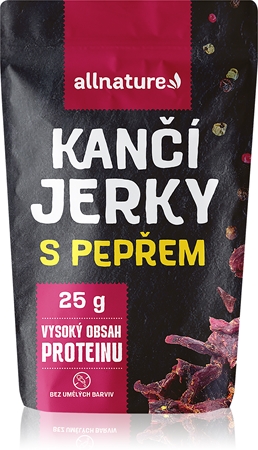 Allnature Kančí jerky s pepřem sušené maso