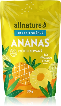 Allnature Ananás mrazom sušený mrazom sušené ovocie
