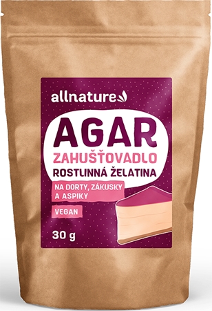 Allnature Agar naturalny zagęszczacz w proszku