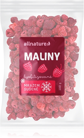 Allnature Maliny mrazem sušené mrazem sušené ovoce