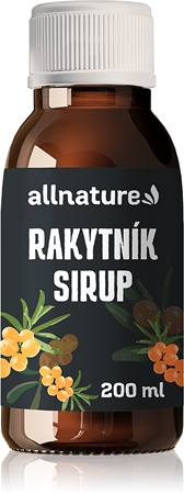 Allnature Rakytníkový sirup sirup pro posílení imunity