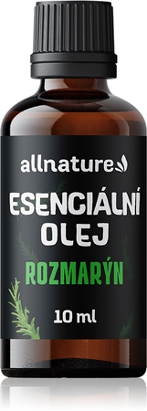Allnature Esenciální olej rozmarýn esenciální vonný olej pro podporu paměti a koncentrace