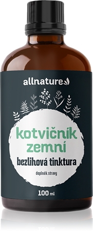Allnature Kotvičník zemní bezlihová tinktura pro podporu správné hormonální činnosti