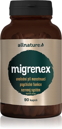 Allnature Migrenex kapsle pro podporu zdraví nervové soustavy