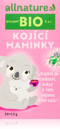 Allnature Bylinný čaj BIO Dojčiace mamičky čaj v BIO kvalite