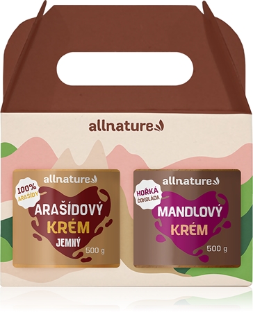 Allnature Dárková sada čtyř oříškových krémů dárkové balení