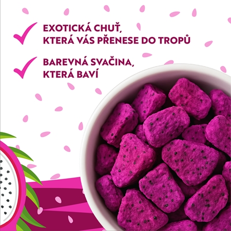 Allnature Dračie ovocie sušené mrazom mrazom sušené ovocie
