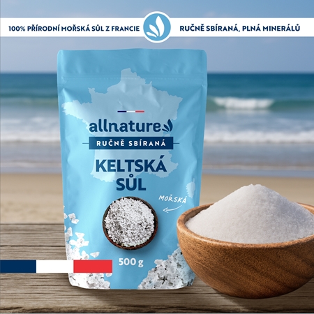 Allnature Keltská soľ kuchynská soľ