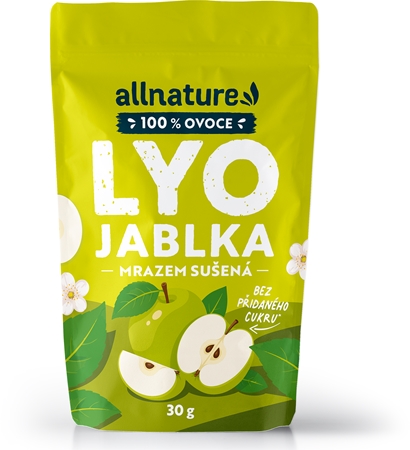 Allnature Jablka sušená mrazem mrazem sušené ovoce