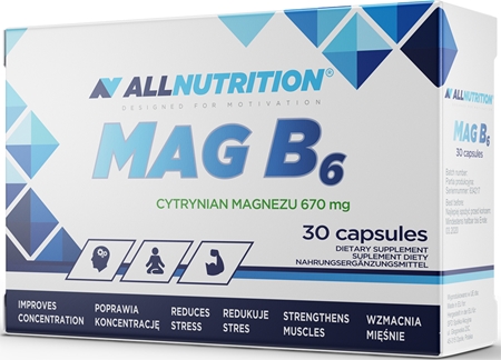 Allnutrition Mag B6 Kapseln zur Muskelentspannung
