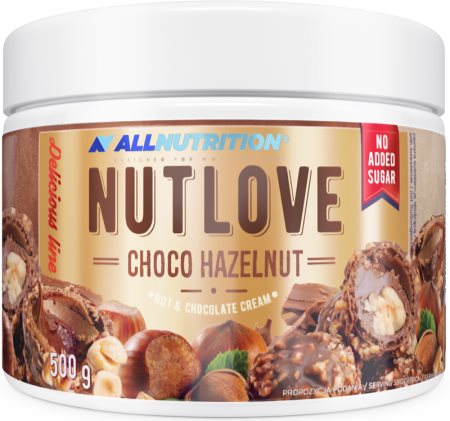 Allnutrition Nutlove Choco Hazelnut sladká pomazánka bez přidaného cukru