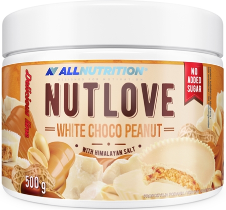 Allnutrition Nutlove White Choco Peanut sladká pomazánka bez cukru