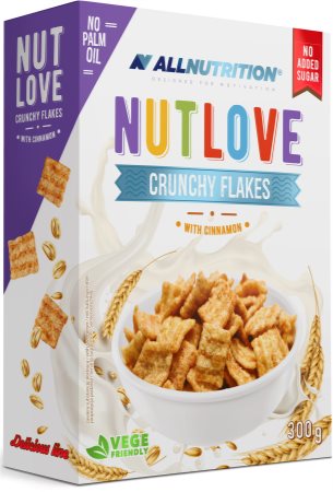 Allnutrition Nutlove Crunchy Flakes cereálie bez přidaného cukru