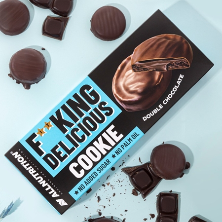 Allnutrition Fitking Delicious Cookie sušienky bez pridaného cukru
