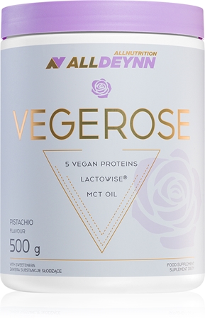 Allnutrition Alldeynn Vegerose veganes Protein mit Probiotika