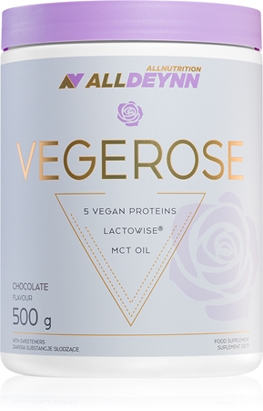 Allnutrition Alldeynn Vegerose veganský protein s probiotiky
