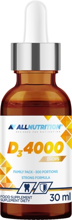 Allnutrition D3 4000 Drops Förderung einer normalen Knochen- und Zahngesundheit