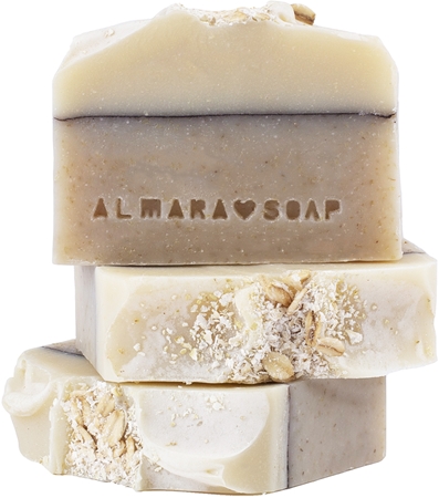 Almara Soap Natural Oatmeal Cake sapun ručne izrade za osjetljivu kožu