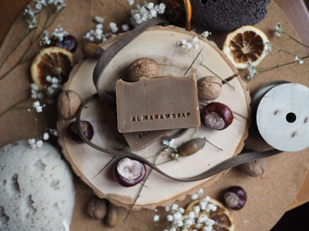 Almara Soap Hair Care New Hair Shampoo Bar for a sensitive scalp