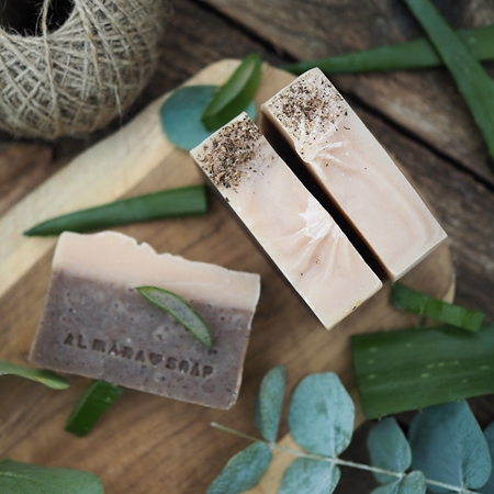 Almara Soap Hair Care Dry Hair Shampoo Bar for brittle and stressed hair
