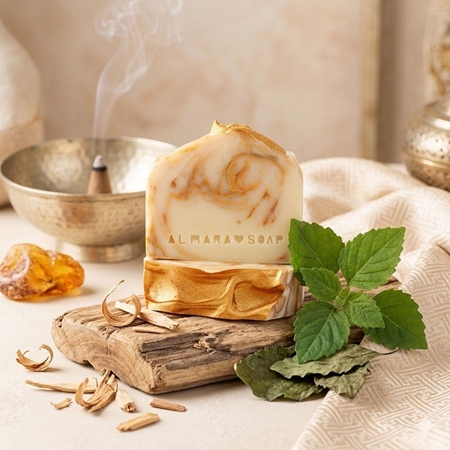 Almara Soap Fancy Sandalwood & Patchouli Handmade Soap