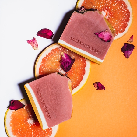 Almara Soap Fancy Pink Grapefruit savon fait à la main