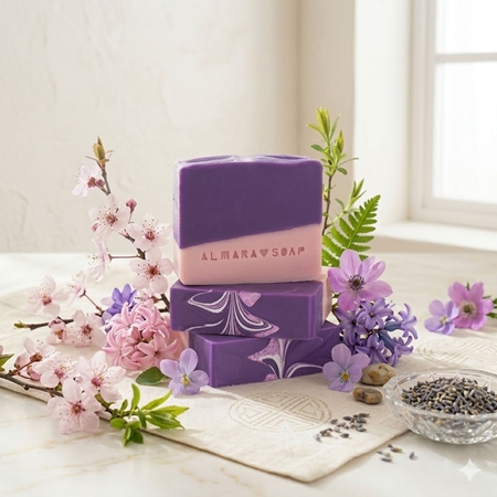 Almara Soap Fancy Spring Melody handmade soap