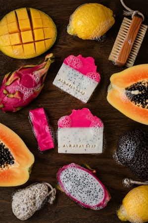 Almara Soap Fancy Tropical Neon Käsitööseep