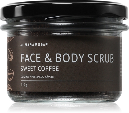 Almara Soap Face & Body Scrub Sukkerskrub til krop og ansigt