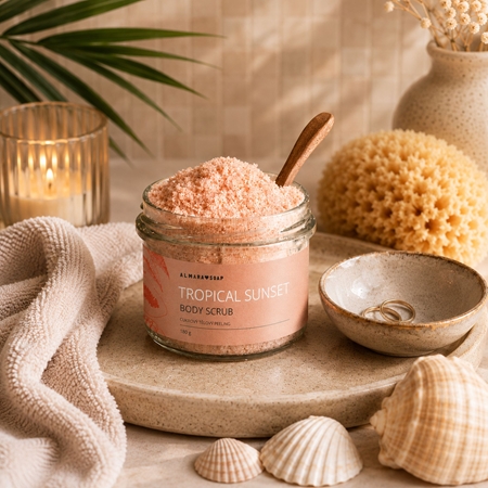 Almara Soap Body Scrub cukrový telový peeling na celulitídu