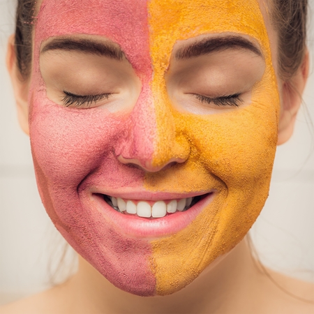 Almara Soap Face Pink Clay & Rose Soothing Face Mask for very dry and sensitive skin
