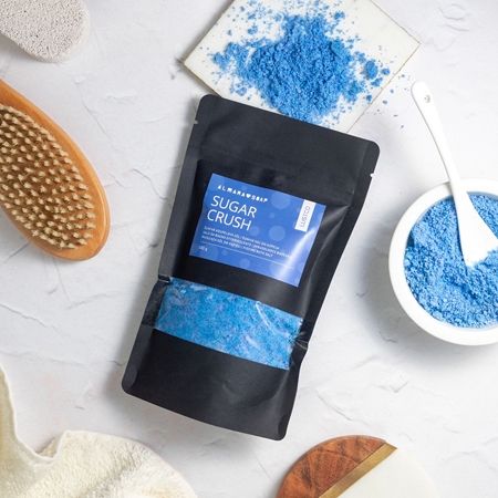 Almara Soap Bath Salt Sugar Crush colour bath salt with floral fragrance