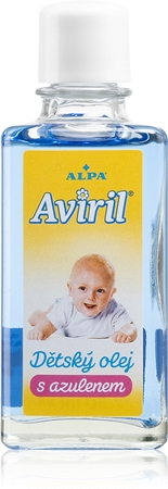 Alpa Aviril Dětský olej s azulenem jemný dětský olej pro citlivou pokožku