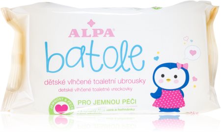 Alpa Toddler Wet wipes salviette umidificate per bambini per pelli sensibili
