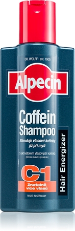 Alpecin Hair Energizer Coffein Shampoo C1 sampon férfiaknak koffein kivonattal hajnövesztést serkentő