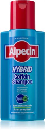 Alpecin Hybrid kofeiinishampoo Herkälle Päänahalle