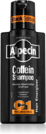 Alpecin Coffein Shampoo C1 Black Edition miesten kofeiinishampoo hiustenkasvua stimuloiva